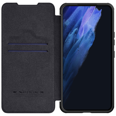 [Užsakomoji prekė] Dėklas skirtas Samsung Galaxy S22 Plus 5G - Nillkin QIN Leather Pro Case - Juodas  1