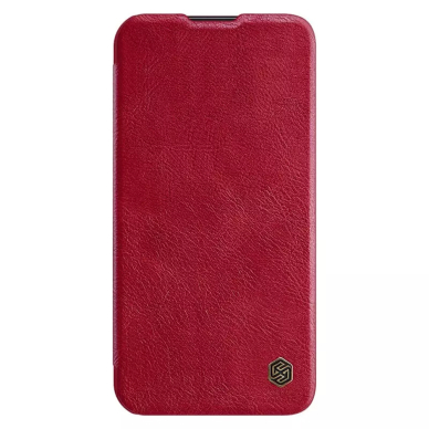 [Užsakomoji prekė] Dėklas skirtas Samsung Galaxy S23 - Nillkin QIN Leather Pro Case - Raudonas YKR801 1