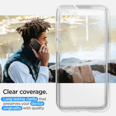 [Užsakomoji prekė] Dėklas skirtas Samsung Galaxy S23 Plus - Spigen Ultra Hybrid - permatomas  6