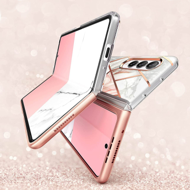 [Užsakomoji prekė] Dėklas skirtas - Samsung Galaxy Z Fold3 5G - I-Blason Cosmo - Marble 3