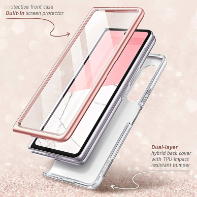 [Užsakomoji prekė] Dėklas skirtas - Samsung Galaxy Z Fold3 5G - I-Blason Cosmo - Marble 6