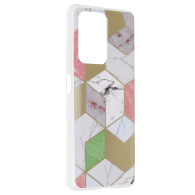 [Užsakomoji prekė] Dėklas skirtas Xiaomi 11T / 11T Pro - Techsuit Marble Series - Violetinis Hex 1