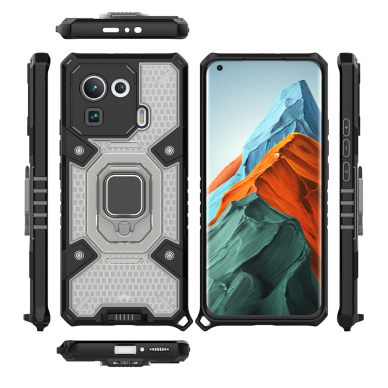 [Užsakomoji prekė] Dėklas skirtas Xiaomi Mi 11 Pro - Techsuit Honeycomb Armor - Juodas 5