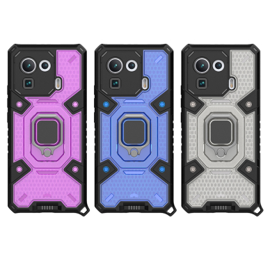 [Užsakomoji prekė] Dėklas skirtas Xiaomi Mi 11 Pro - Techsuit Honeycomb Armor - Juodas 6