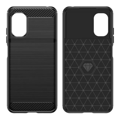 [Užsakomoji prekė] Dėklas skirtas Xiaomi Poco M5 - Techsuit Carbon Silicone - Juodas 3