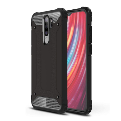 [Užsakomoji prekė] Dėklas skirtas Xiaomi Redmi Note 8 pro - Techsuit Hybrid Armor - Juodas