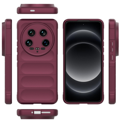 [Užsakomoji prekė] Dėklas Xiaomi 14 Ultra - Techsuit Magic Shield - Bordo 1