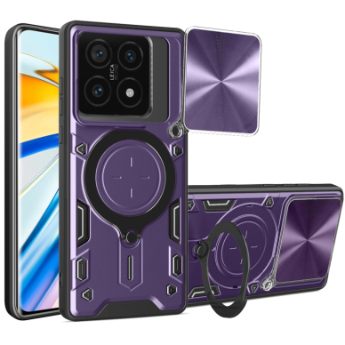 [Užsakomoji prekė] Dėklas Xiaomi 14T Pro - Techsuit CamGuard Pro - Violetinis