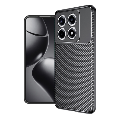 [Užsakomoji prekė] Dėklas Xiaomi 14T Pro - Techsuit CarbonFiber - Juodas