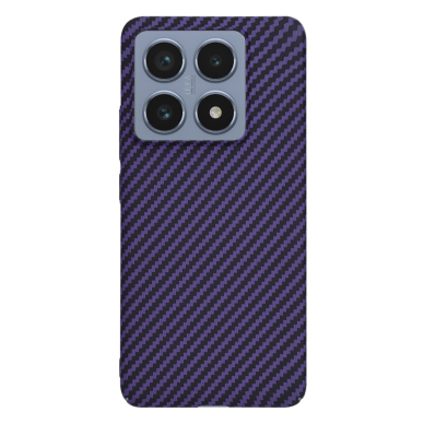 [Užsakomoji prekė] Dėklas Xiaomi 14T Pro - Techsuit Carbonite FiberShell - Violetinis 2