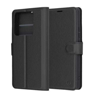 [Užsakomoji prekė] Dėklas Xiaomi 14T Pro - Techsuit Leather Folio - Juodas