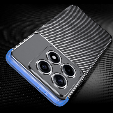 [Užsakomoji prekė] Dėklas Xiaomi 14T - Techsuit CarbonFiber - Juodas 2