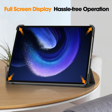 [Užsakomoji prekė] Dėklas Xiaomi Pad 6/6 Pro - Techsuit FoldPro - Juodas 2