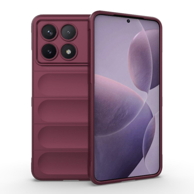 [Užsakomoji prekė] Dėklas Xiaomi Poco F6 Pro - Techsuit Magic Shield - bordo