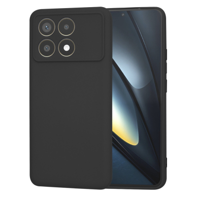 [Užsakomoji prekė] Dėklas Xiaomi Poco F6 Pro - Techsuit SoftFlex - juodas