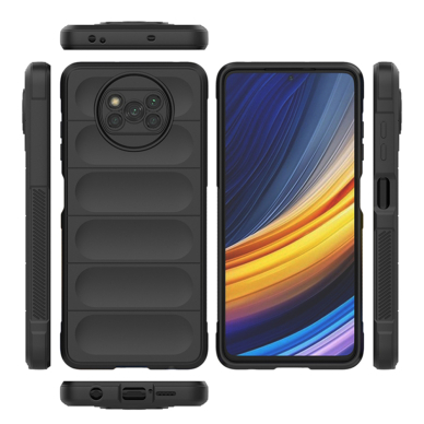 [Užsakomoji prekė] Dėklas Xiaomi Poco X3 / Poco X3 NFC / Poco X3 Pro - Techsuit Magic Shield - Juodas 1