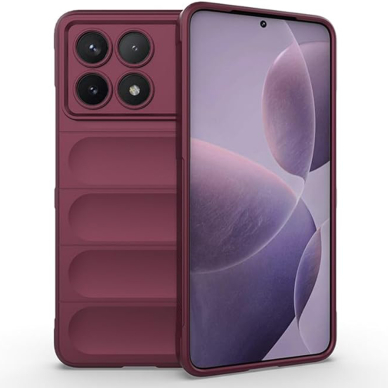 [Užsakomoji prekė] Dėklas Xiaomi Poco X6 Pro - Techsuit Magic Shield - Bordo