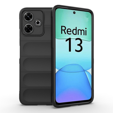 [Užsakomoji prekė] Dėklas Xiaomi Redmi 13 / Poco M6 4G - Techsuit Magic Shield - juodas