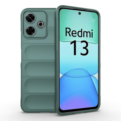 [Užsakomoji prekė] Dėklas Xiaomi Redmi 13 / Poco M6 4G - Techsuit Magic Shield - žalias