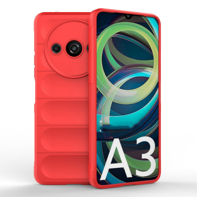 [Užsakomoji prekė] Dėklas Xiaomi Redmi A3 - Techsuit Magic Shield - Raudonas