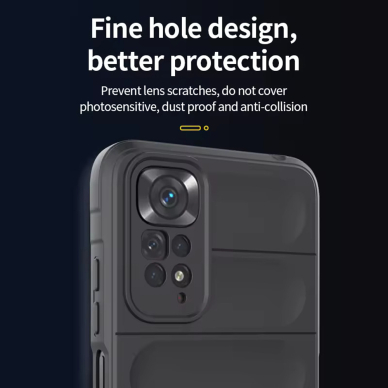 [Užsakomoji prekė] Dėklas Xiaomi Redmi Note 11 / Note 11S - Techsuit Magic Shield - Purpurinis 3