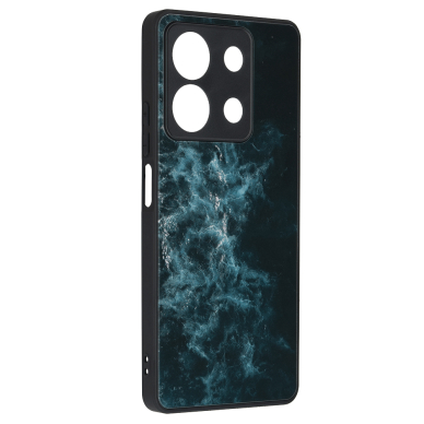 [Užsakomoji prekė] Dėklas Xiaomi Redmi Note 13 5G - Techsuit Glaze Series - Mėlynas Nebula 4