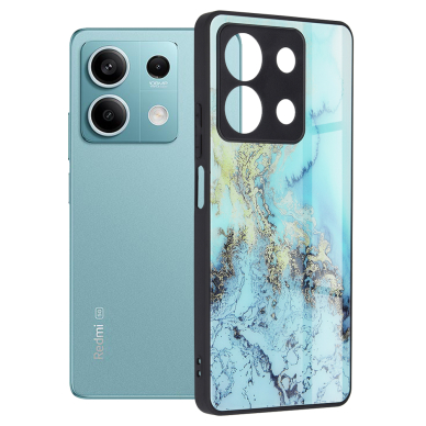 [Užsakomoji prekė] Dėklas Xiaomi Redmi Note 13 5G - Techsuit Glaze Series - Mėlynas Ocean