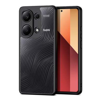 [Užsakomoji prekė] Dėklas Xiaomi Redmi Note 13 Pro 4G / Poco M6 Pro 4G - Dux Ducis Aimo Series - Juodas