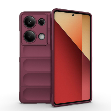 [Užsakomoji prekė] Dėklas Xiaomi Redmi Note 13 Pro 4G / Poco M6 Pro 4G - Techsuit Magic Shield - Bordo