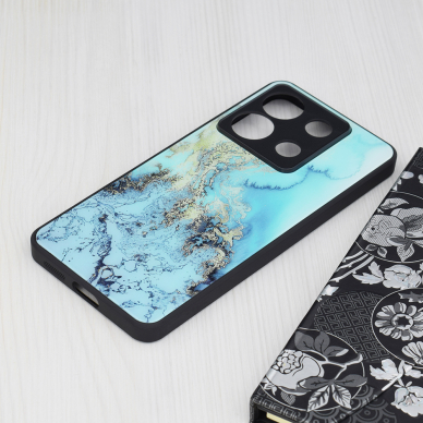 [Užsakomoji prekė] Dėklas Xiaomi Redmi Note 13 Pro 5G / Poco X6 - Techsuit Glaze Series - Mėlynas Ocean 2