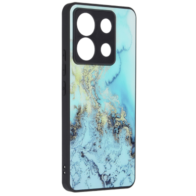 [Užsakomoji prekė] Dėklas Xiaomi Redmi Note 13 Pro 5G / Poco X6 - Techsuit Glaze Series - Mėlynas Ocean 4