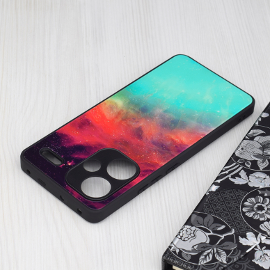 [Užsakomoji prekė] Dėklas Xiaomi Redmi Note 13 Pro+ 5G - Techsuit Glaze Series - Fiery Ocean 2