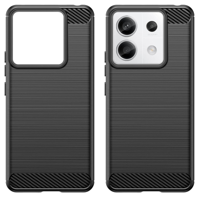 [Užsakomoji prekė] Dėklas Xiaomi Redmi Note 13 Pro - Techsuit Carbon Silicone - Juodas 2