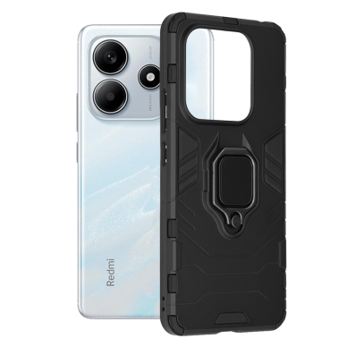 [Užsakomoji prekė] Dėklas Xiaomi Redmi Note 14 - Techsuit Silicone Shield - Juodas