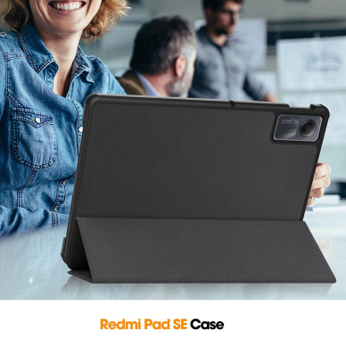 [Užsakomoji prekė] Dėklas Xiaomi Redmi Pad SE - Techsuit FoldPro - Juodas 6