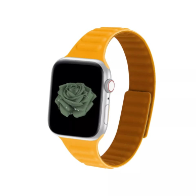 [Užsakomoji prekė] Dirželis skirtas Apple Watch 1 / 2 / 3 / 4 / 5 / 6 / 7 / SE / 8 / 9  (38 / 40  / 41mm) - Techsuit Watchband (W035) - Oranžinis 1