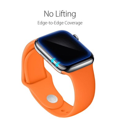 [Užsakomoji prekė] Ekrano apsauga skirta Apple Watch 4 / 5 / 6 / SE / 7 / 8 / 9 (40mm / 41mm) (3vnt) - Spigen Neo Flex - permatomas 3