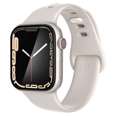 [Užsakomoji prekė] Ekrano apsauga skirta Apple Watch 7 / 8 / 9 45mm (2vnt) - Spigen ProFlex EZ Fit - Juodas 1