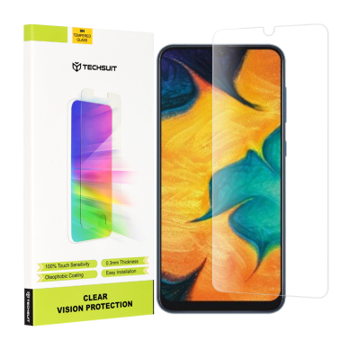 [Užsakomoji prekė] Ekrano apsauga skirta Samsung Galaxy A30 / A50 / A20 / A30s / A50s / M21 / M31 / M30s / M30 - Techsuit permatomas Vision Glass - permatomas RKE477