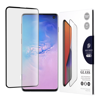 [Užsakomoji prekė] Ekrano apsauga skirta Samsung Galaxy S10 - Dux Ducis Tempered Glass - Juodas