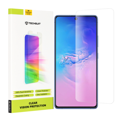 [Užsakomoji prekė] Ekrano apsauga skirta Samsung Galaxy S10 Lite - Techsuit permatomas Vision Glass - permatomas