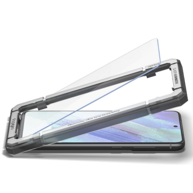 [Užsakomoji prekė] Ekrano apsauga skirta Samsung Galaxy S21 FE 5G (2vnt) - Spigen Glass.TR Align Master - permatomas  4