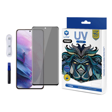 [Užsakomoji prekė] Ekrano apsauga skirta Samsung Galaxy S21 Plus 5G - Lito 3D UV Glass - Privacy