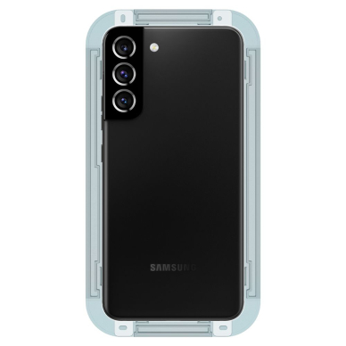 [Užsakomoji prekė] Ekrano apsauga skirta Samsung Galaxy S22 5G (2vnt) - Spigen Glas.TR EZ FIT - permatomas  4