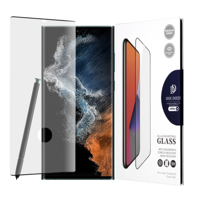 [Užsakomoji prekė] Ekrano apsauga skirta Samsung Galaxy S22 Ultra 5G - Dux Ducis Tempered Glass - Juodas