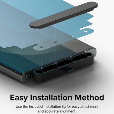 [Užsakomoji prekė] Ekrano apsauga skirta Samsung Galaxy S23 Ultra (set 2) - Ringke Dual Easy WingFull - permatomas  6