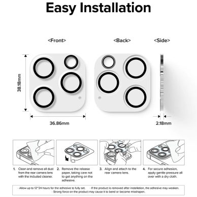 [Užsakomoji prekė] Kameros apsauga iPhone 15 Pro (set 2) - Ringke Camera Protector Glass - Skaidrus 6