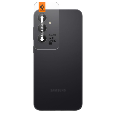 [Užsakomoji prekė] Kameros apsauga Samsung Galaxy S23 FE (2vnt) - Spigen Glas.tR Optik - Juodas 5