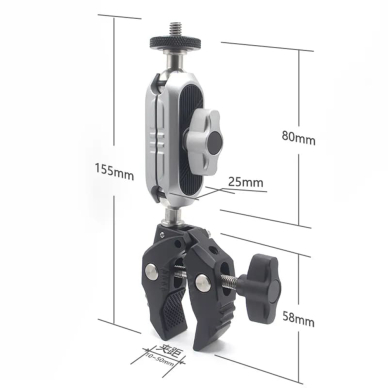 [Užsakomoji prekė] Laikiklis multifunctional GoPro - Techsuit (JX-006) - Juodos spalvos 1