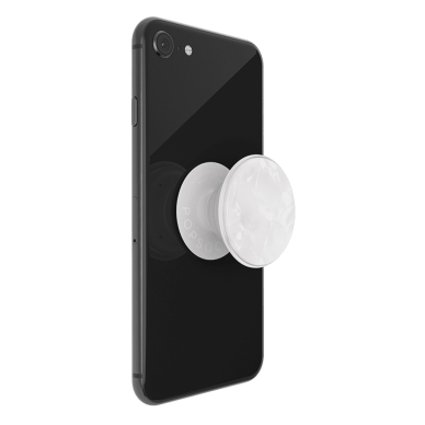 [Užsakomoji prekė] Laikiklis - Popsockets PopGrip - Acetate Pearl Baltas 1